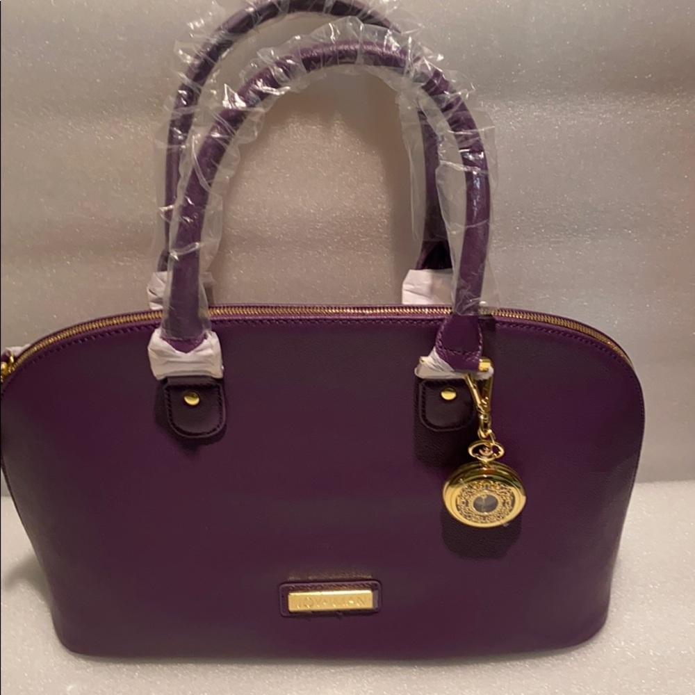 Joy & Iman Leather purse (Purple)
